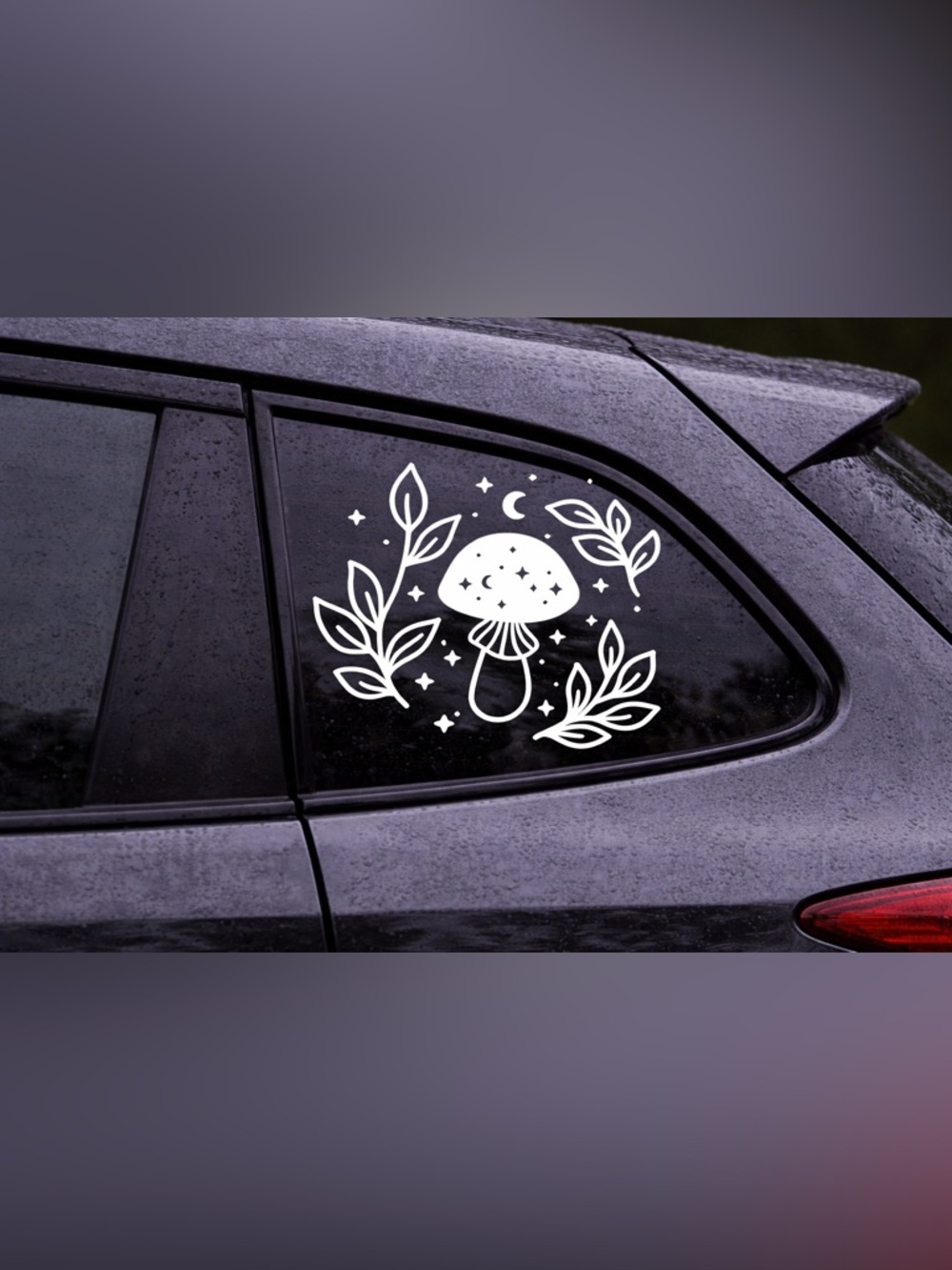 🔥5/$35🔥 Mushroom & Leaves Vinyl Decal